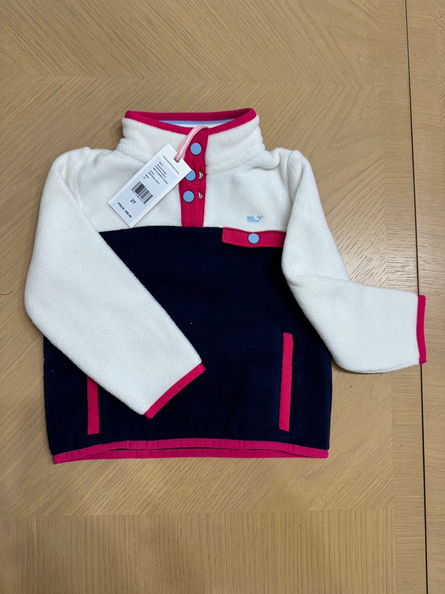 Girls VV Fleece QTR Snap