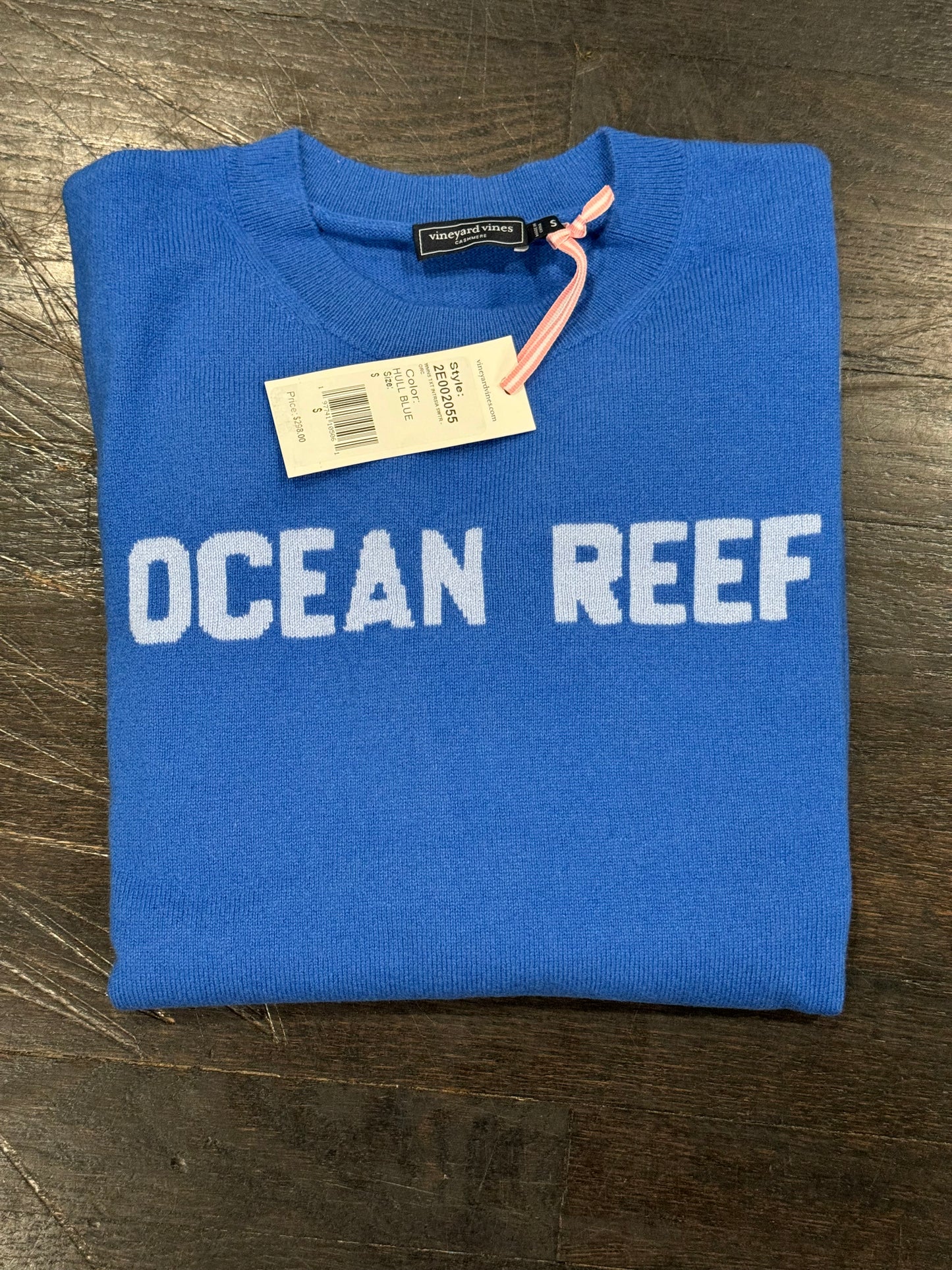 Women’s VV Cashmere Sweater Ocean Reef (Hull Blue) (S)