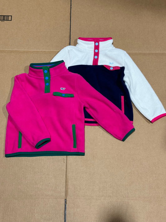 Girls VV Fleece QTR Snap