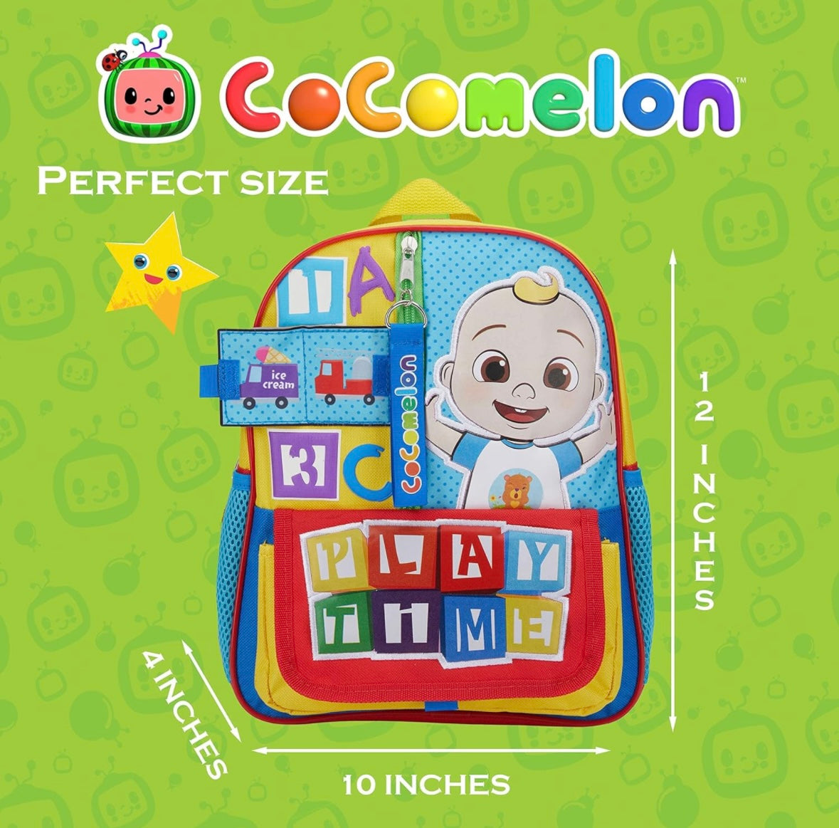 12” Cocomelon Backpack