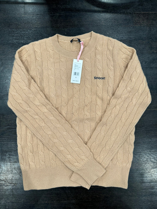 Women’s VV Cashmere Crew Sweater Newport (Camel)