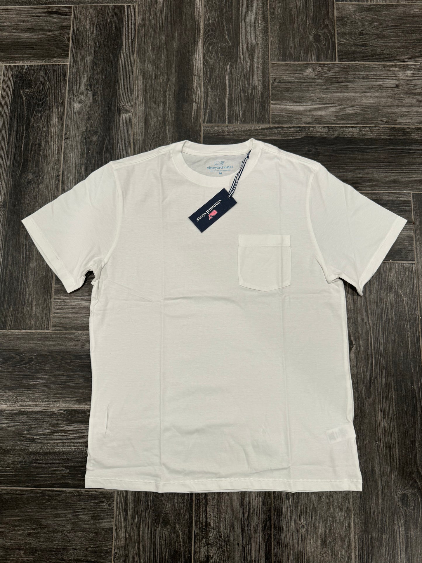 Pack of 3 Men’s VV White Crew Neck Pocket Tee