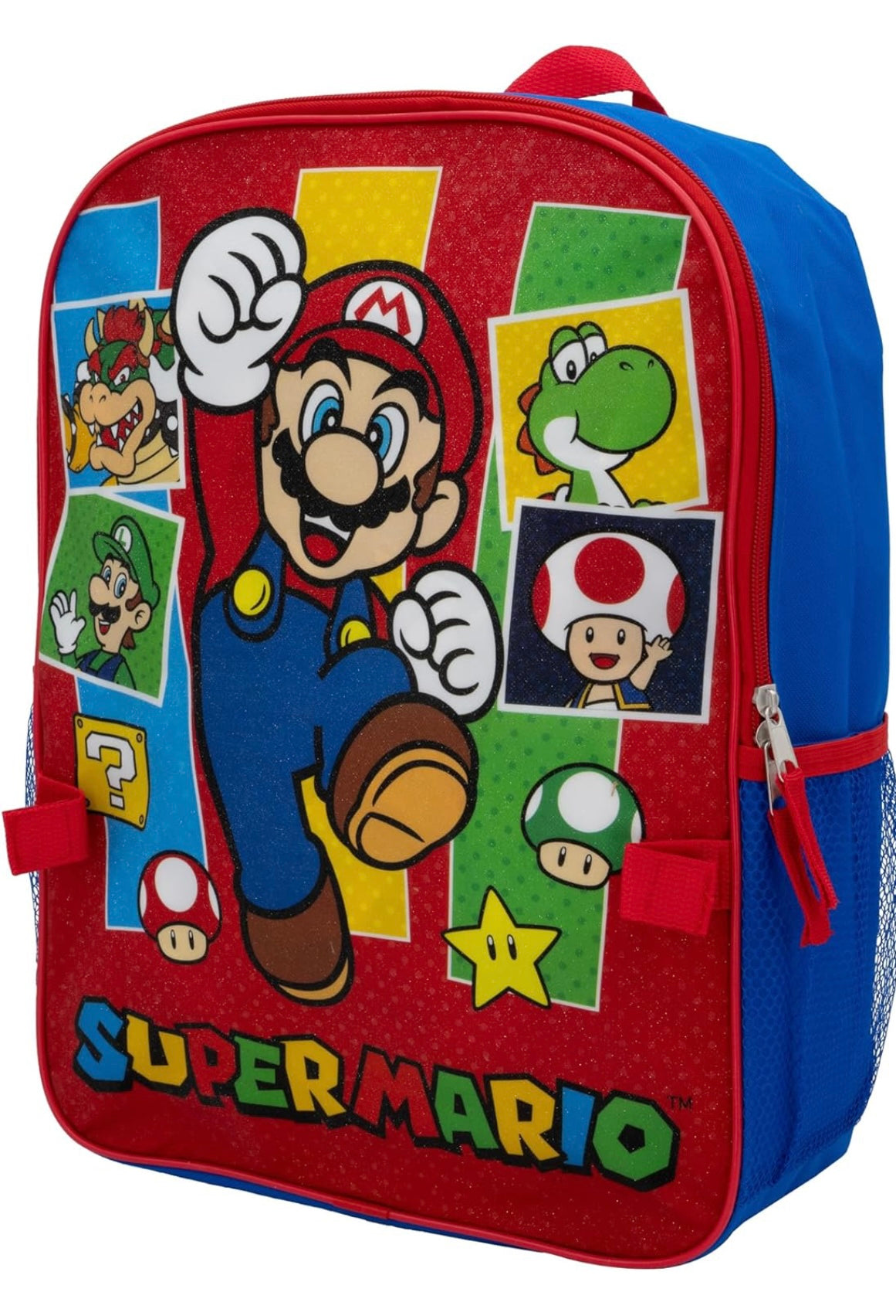 16” Super Mario 2 Piece Backpack set