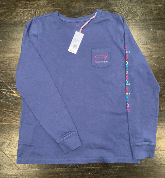 Women’s VV LS Vintage Whale Tee