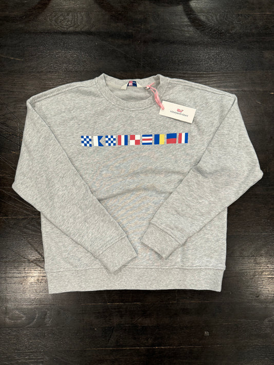 Women’s VV Nautical Crew Sweatshirt (Grey Heather)