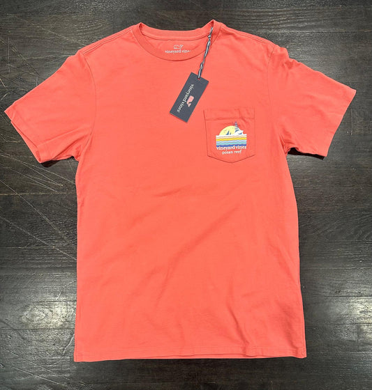 Men's VV Scenic Ocean Reef SS Pocket T-Shirt