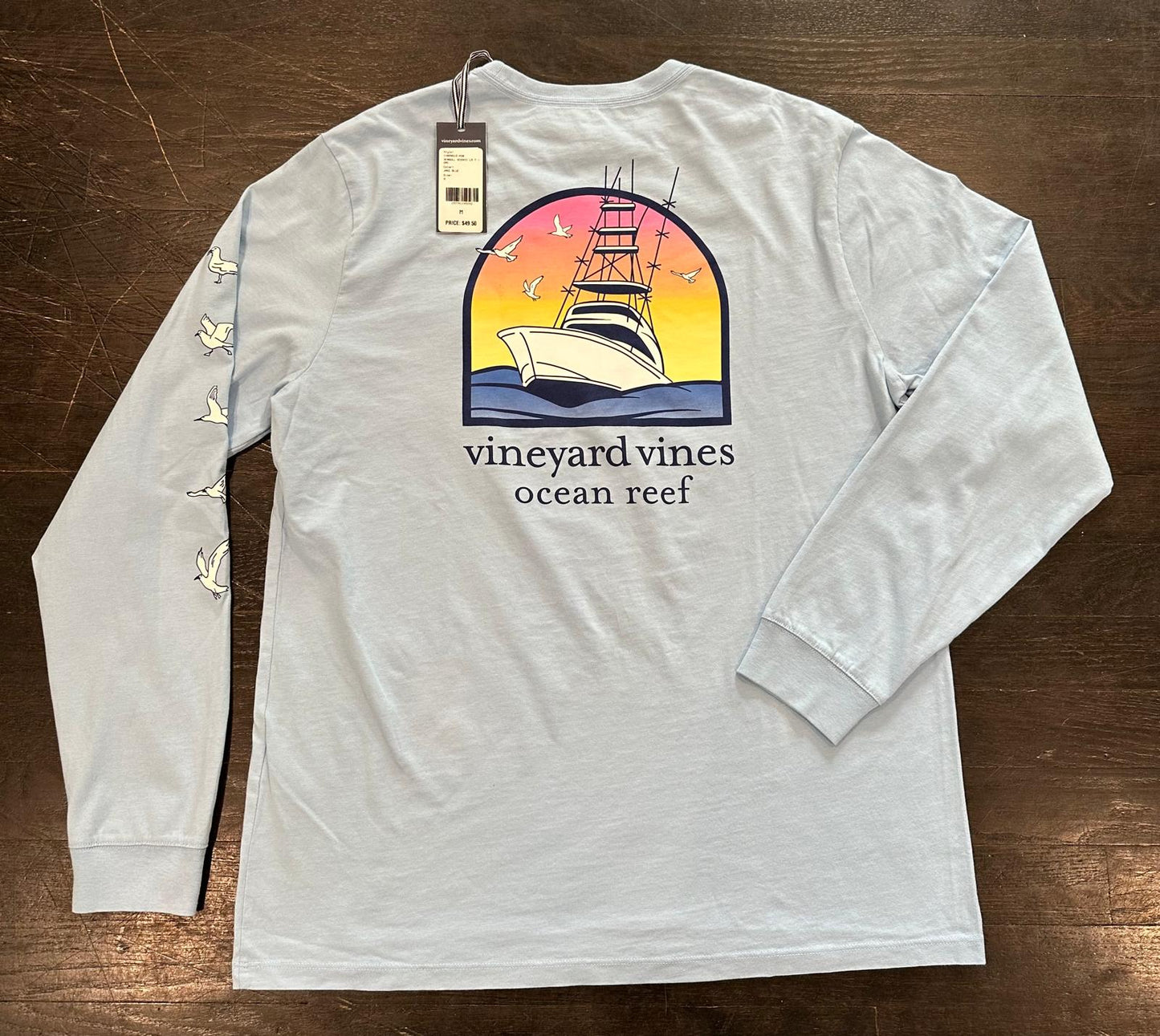 Men's VV Seagull Scenic LS Pocket T-Shirt