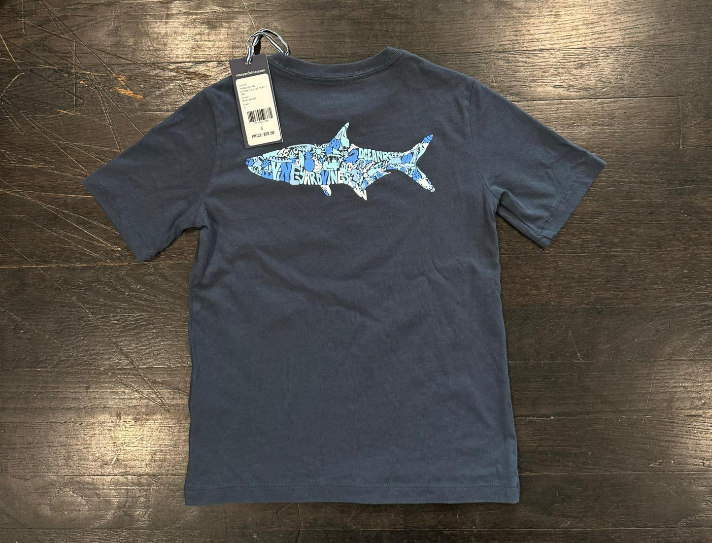 Boys VV Icon SS Pocket T-Shirt - Navy