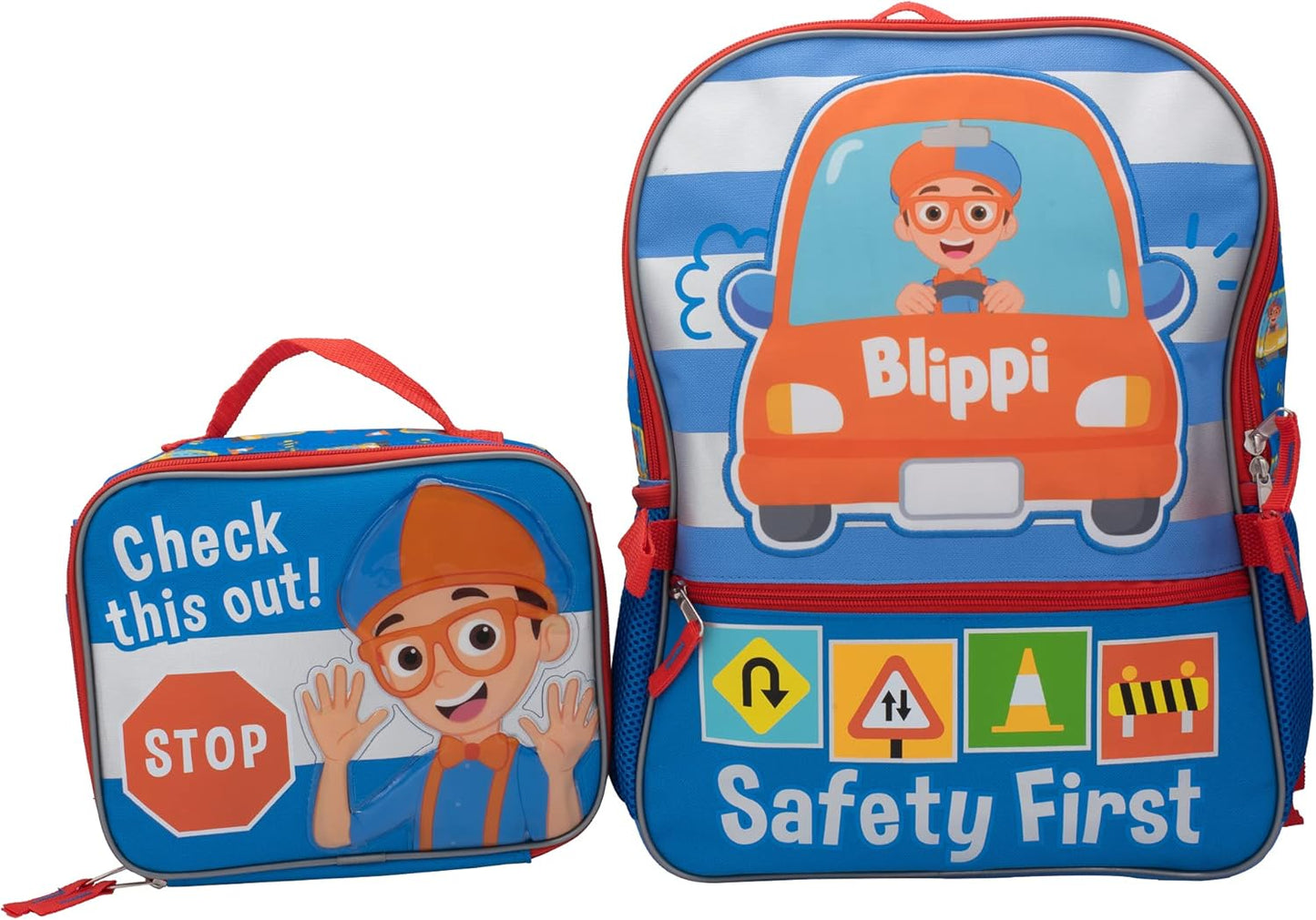 16" Blippi 2 Piece Backpack & Lunch Box Set