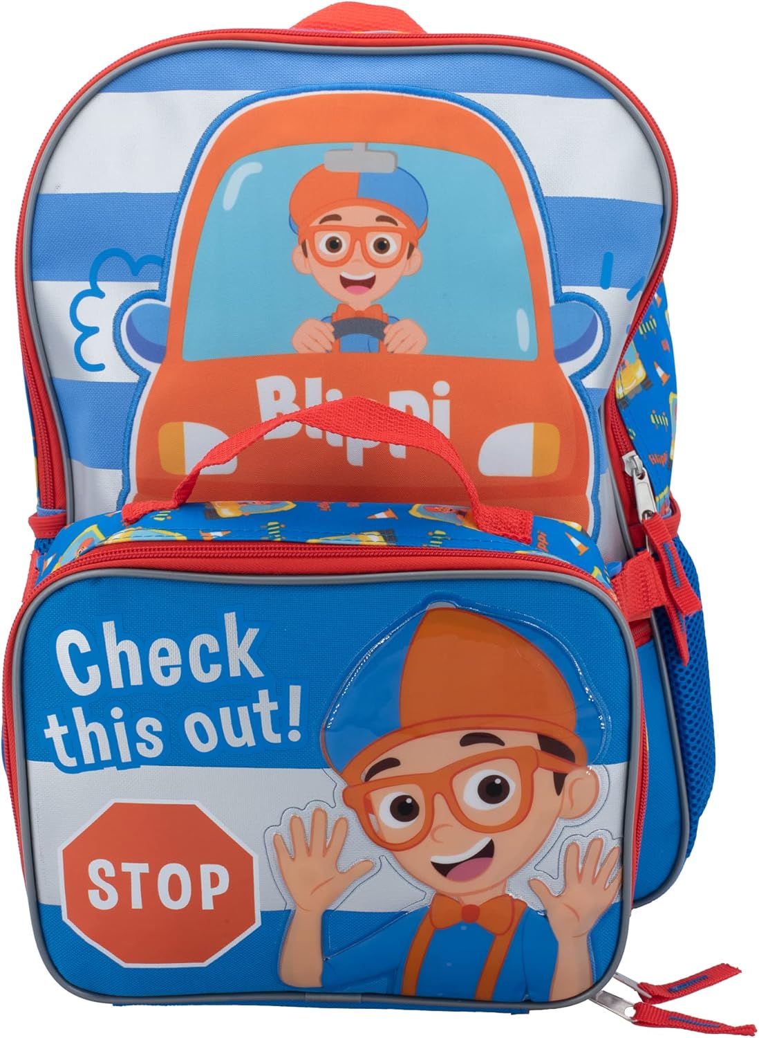 16" Blippi 2 Piece Backpack & Lunch Box Set